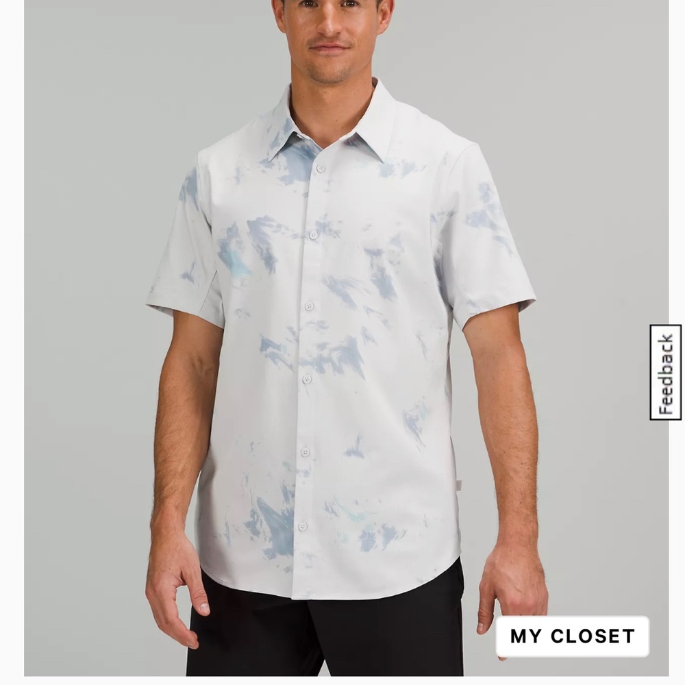 Lululemon Airing Easy Short Sleeve Shirt Ventlight Mesh Medium